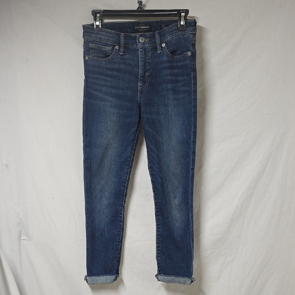 Lucky Brand Dark Blue Ava Skinny Ankle Jeans 2/26